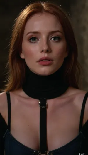 Very cute 28yo redhead girl, very beautiful and cute, very pretty, fully clothed, wearing black turtleneck and jeans, skinny face with cheekbones, very sexy, ((full body view)), in a dark basement, ((slave)), masterpiece, ((hands tied)), ((bondage)), ((8k ULTRA HD)), perfect face, ultra detailed face, young and beautiful, big, lips, <lora:Beautify-Supermodel-SDXL:1.3>, <lora:315758_training_data:.8>