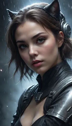 A slim, athletic young woman teases a mysterious pilot in the cockpit of a starship drifting through a glowing nebula. She leans over him, her form-fitting outfit catching red and blue cockpit light, their bodies almost touching. Her breath brushes his cheek as her hand hovers over a control switch, deliberately slow, intensely intimate. Hyperspace light pulses across their skin, the ship vibrates softly beneath them. Cinematic sci-fi sensual tension, hologram glow, 8k, ultra-detailed, teasing, non-explicit erotic atmosphere, (ultra-detailed pussy:1.5), (perfect lit pussy:1.9), hvrn, heavy, rain, Black, and, white, art, black, shading, charcoal, toned, brutal, dark, b/w, color, scheme, haze, <lora:Heavy_Rain_XL-000008:.6>, <lora:add-detail-xl:.5>, <lora:Black and white art.V1:.5>, <lora:EnvyHazeSliderXL01:1.1>