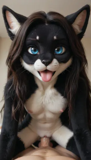 alone, full body， cute，female，young skinny furry panther, small younger daugter, black furry body, extremely long hair, very long messed hair, blue long hair, black fur, black panther ears，thick blue eyebrows，Brow extension， open their mouths slightly, with eyes closed，high resolution，syncope，It's the highest quality, There is a light yellow stain on the bottom，Japanese，Correct Anatomy，Black meat pad, deep vaginal penetration, close-up to each other's, leaning forward, closeup, pov missionary sex close-up, face close-up, embarrassed, terrified, scaried, orgasm moaning, prowler, <lora:artfullyVPROW_SDXL_V1:.8>, animal, feline_hybrid, furry, <lora:Realistic_Feline_Hybrids:.8>, yonkagor, nude, fursuit, <lora:FursuitXL:.6>