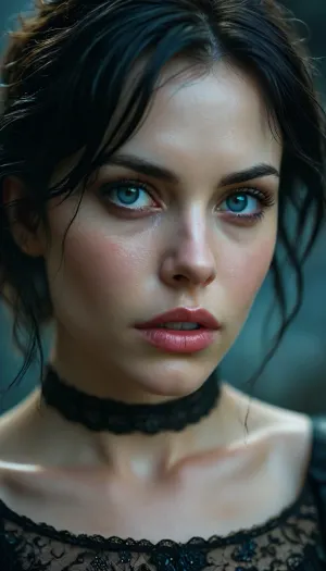 Selene, Underworld, Portrait face, <lora:MJ52:1>