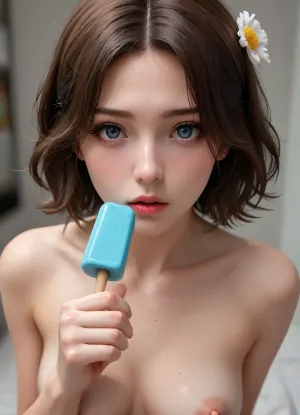 high image quality precise detail
I'm a girl and I have a popsicle, you stupid bitch, she's naked with no clothes
I'm a completely naked
popsicle sucking lips and labia, I'm in an original pose for love My legs are spread apart I'm wearing stockings with a daisy flower pattern and pink high-heeled
shoes, and my pussy is sucking popsicles like lips.
Makeup with bright eye shadow long eyelashes tattoo on cheek, piercing of blue nipples
I am 111 years old, I am a chick, makeup, eyeliner, eyelashes, lactation, sprayingmilk, <lora:Modern_MakeUp_XL_v0_1:.8>, <lora:lactation_XL_0_:.8>