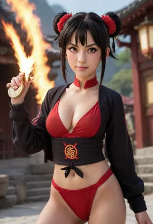 Sexuality Mai, that suko Prince, and ty lee characteristic of 1980s Hanna-Barbera Afternoon cartoons." C Avatar the last air bender, big ass breasts, breasts, legend of blindsided, g strinng, masive hips lips, stomach huge vulve nickelodeon animate, toon cartóon anime, lace lengerie Goty sneikes, training assholes, allá boody virgn sequences comic dialogues A original print and detailed portrait of Mai from Avatar, The Last Airbender, sugestive smile, Her facial expression is stoic, expressionless and bored, with her distinctive amber eyes and subtle but dark eye makeup. Her hairstyle is jet black, with straight, sharp bangs framing her face, and the rest of her hair is pulled back into a spiky, messy bun.gohty panty, He wears his traditional Fire Nation attire for combat, a black/dark red outer kimone/tunic with a high, geisha Styles, pussy vulve Open and crimson trim, layered over a red undergarment. Parts of his throwing knives and daggers are seen hidden in his clothing and belt. The style should be high definition detailed digital illustration, so, sharp focus, character concept art masterpiece.
stoic, unstoppable, amber eyes, (for expression and hardy Bad face), sharp bangs, pointed bun, (for hairstyle), Fire Nation outfit, black/gray jacket, throwing knives, (for clothing and accessories), close-up, hyper-realistic, detailed illustration, kunais knife arms bright neon iluminated, <lora:nai3animation_v2.6.1-000100:.8>, anime, screencap, <lora:animescreencap_xl:.8>, bikini, underwear, Lace, <lora:Bikini_02_lora:.8>