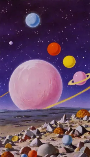 fantastic, many stars, moons, galaxies, space, comets, retrofiturism, crimson hearts, 8k, UHD, retro, VintageMagStyle, poster, <lora:SDXL-VintageMagStyle-Lora:.7>, <lora:Old_Sci-fi-SDXL:.8>, <lora:Soviet-poster:1.4>, style, of, kachanov, soviet, cartoon, <lora:kachanov_style:.8>