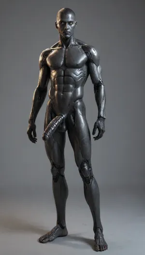 Cyborg. Male. Half robotic. Naked. Gay. Robot cock. Metal face. Cyborg. Sci-fi. LED eyes. Robotic eyes. Implants. Cybernetic cock. Cybernetic eyes. Cybernetic penis. Cybernetic dick. Robot dick. Cyborg dick. Full body. Cyberpunk. Chrome skin.