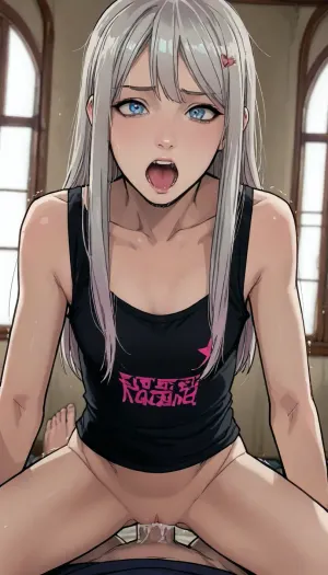 Andava, Andavaverse, Drawing, Breckie Hill, ((markgavatino style)), Melkor mancin style, flirty, high contrast, fucked from behind. Silver hair. Looking directly at viewer. Trembling. Quivering whole body rgasm. Explicit hardcore sex. Creampie. Screaming., (dramatic lighting:1), ratatatat74, kousaka, kirino, gokou, ruri, izumi, sagiri, himemori, luna, sakura, miko, tsunomaki, watame, <lora:LCMTurboMix_Euler_A_fix:.5>, <lora:EnvyBeautyXL02:1.5>, <lora:ratatatat74-000050:1.5>, <lora:mk_Bp Anime_xl:2>, <lora:Kanzaki Hiro_XL:1.7>