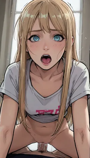 Andava, Andavaverse, Drawing, Breckie Hill, ((markgavatino style)), Melkor mancin style, flirty, high contrast, fucked from behind. Blonde hair. Looking directly at viewer. Trembling. Quivering whole body rgasm. Explicit hardcore sex. Creampie. Screaming., (dramatic lighting:1), ratatatat74, kousaka, kirino, gokou, ruri, izumi, sagiri, himemori, luna, sakura, miko, tsunomaki, watame, <lora:LCMTurboMix_Euler_A_fix:.5>, <lora:EnvyBeautyXL02:1.5>, <lora:ratatatat74-000050:1.5>, <lora:mk_Bp Anime_xl:2>, <lora:Kanzaki Hiro_XL:1.7>