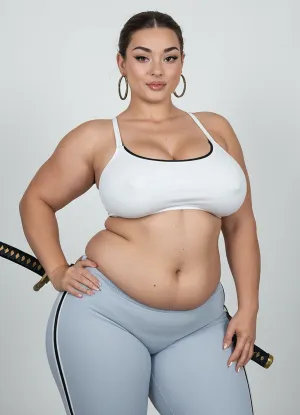 Line art, obese Nanami Nono 1 Power Ranger, (((plump ssbbw))), (chubby face), squared jawline, and oversized wide hips. Chubby Waist, ((Blue thight glossy shiny Overall)), ., (Massive fat bust), chubby waist, Freckles on face. Bright grey eyes, Long eyelash., (Strong fat arms), Slim lips, lipstick., (White jogpants), black straight hair, Big earrings. Katana sword, Leaning backwards, sexy posing., studio lighting, perfect fingers, fully clothed