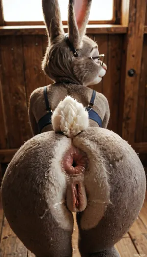 Judy hopps from zootopia, furry, bunny ears, bunny tail, detailed anus, right little asshole, dark asshole, dirty anus, anus closeup, wet anus, asshole focus, <lora:Spread_Ass__XL:1.3>