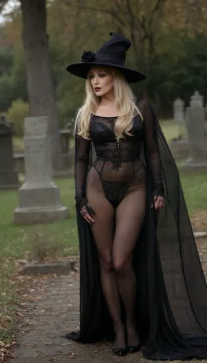 view from behind, bent over on a big coffin's top, doggy style, fucked by a man in tuxedo, crawled 90 sticking ass to the camera, slender, skinny, very long legs, perfect legs, ((nude ass)), thigh high stockings, long legs, full body view, perfect lega, slim view, wrinkled ass, pic from very 300mt, cynematic, mature lady crawling on a gravestone, in a graveyard, during a burial, slender Polish dark widow, vampire, (blonde:2), big nose, two fingers picking glasses, voyeur, discovered the camera, wide nose, mature, in a medieval graveyard park, 69 yo, realistic swinger, cheater, evil widow, realistic skin with blemishes and birthmarks, a, ((mole near the upper lip)), photo taken by old iphone, she is mature, granny, black long cape, rolled on aside her hip, crossed closed legs, sticked ass, rear pussy, one hip higher, cape aside leaving ass visible, black damask silk and lace corset, classy stockings, in he park of a graveyard during a burial, classy with realistic Deanna Troi, widow, ((wide brin hat, long black sheer veil falling from hat, very long veil falling from head:1.9)), mature amateur, swinger, ((Deanna Troi)), Blonde Polish MILF, CEO, long chin, arched nose, ((very straight hairstyle:1.9)), shadowed eyes, gold long earrings, thin lips, wrinkles on upper lips, dark lipstick, realistic skin, blemishes, birthmarks, (highly detailed, 8k, Blonde Morticia Addams inspiration, Deanna Troi:1.6), lot of cleavages, backless dress, dress asymmetrically rolled up her hips, asymmetric pose hips, ((one shoulder slips, hairy pussy:1.5)), (blonde hair, cellulite dimples on thighs, long legs, black gloves, black sheer stockings), (elegant body, hairy ass, wrinkled ass, realistic ass), ((hairy pussy)), look back, pubic hair, ((hairy labia)), from behind, small saggy breasts, closeup, closed thighs, wide brim hat, black hat, black veil on hat, ((in graveyard)), 35mm photograph, film, bokeh, professional, 4k, highly detailed, RealBlackFFStocking, <lora:dark:.6>, <lora:rearpussy-xl-1.0:1>, <lora:RealBlackFFStocking_XL:.8>
