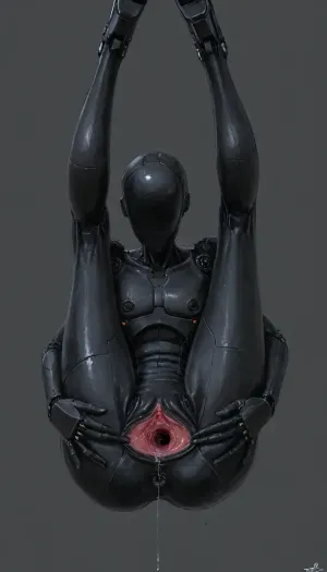 (robotic skin:2), (android skin texture), robot, android, ((no gender)), (non-human face), blank robot face, ((no face)), hdr, dtm, full hd, masterpiece, 8k, beautiful, maximum details, highly detailed, ultra detailed graphic tension, cleaning poses, stunning colors, cinematic lighting effects, super vista, futuristic house background, ((flat-chested)), ((flat chest)), smooth body, exposed wires, full side profile, syntheticbreed, ((syntheticbreed:1.8)), noface, cyborg, 20 year old girl, best quality, photorealism, chested, Ultra detailed RAW color photography, high level of detail, (skinny:1.5), small waist, small hips, tiny ass, round tits, ((perfect fingers, perfect hands, perfect skin)), ((hyper gaping pussy, hyper gaping vagina, maigre, musclé, seins visibles, pussy visibles, big clitoris visibles, seins nus, HDR pussy, hyper spread pussy, ((doing standing gymnastics)), hyper pussy juice dripping)), (perfect adult body proportions), Real, photorealistic, hi-detaild, pussy dripping, pussy dripping semen, (spread pussy:1.5), hi-detailed pussy, perfect pussy, <lora:Synthetic_Breed:2>, <lora:Faceless_Cyborgs-000014:2>, <lora:mk_Bp Anime_xl:2>, <lora:EnvyAnimeDigitalPaintingXL01:2>, <lora:ratatatat74-000050:2>