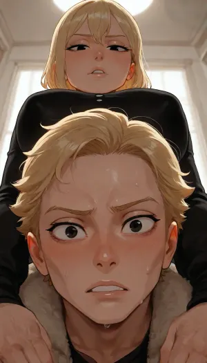 BNHA, (MHA), Hero Prodigy gets a Femboy System, Nao Ichijo, Nao meet's his alter femboy ego. incase style, (Cartoony), incase, style, <lora:SDXL_oral_v1-000009:1>, <lora:bimboxl_02:.5>, <lora:Incase_Style__SDXL:.4>
