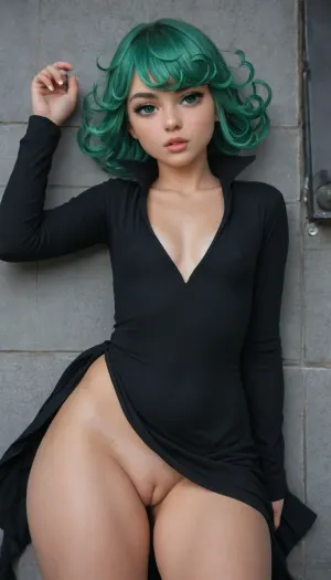 BREAK, (Tatsumaki:1.2), (close:.2), (back:.2), (girly body:2), (busty:.2), (curvy:2), (young:.2), (cute:.2), .
BREAK, (green bob with bangs:1.5), (tight black dress with long sleeves, cleavage, hip slits:1.9), (lying on side:1.5), (rooftop:1.6), (tanned:1.4), (tan lines:1.4), (dark complexion:.2), (makeup:.2), (freckles:1.5), (sweaty:1.2), (pussy juices:.2), (shy:.2), (blushing:.2), (worried:.2), (excited:.2), (moaning:.2), (begging for sex:.2), (head tilt:.2), .

BREAK, (very horny girl invitingly positioned to be thoroughly fucked:1.5), (her erotic pose and her beautiful face make her look like a gorgeous erotic model:1.8), (inappropriately sexual flirt:1.4), (understated natural beauty:1.8), (adorable face features:1.1), (full lips:1.1), (the best prettiest perfect innie godpussy:1.4), .
