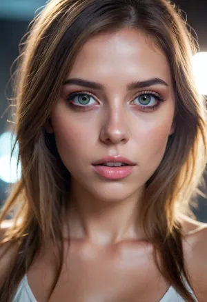 sexy girls with white eyes