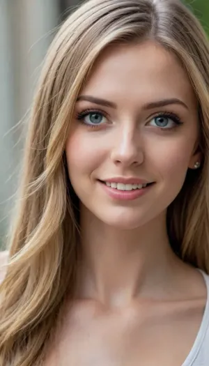 30 yo girl, very flirty pose, sideview, ((girl next door)), pretty, natural beauty, medium breasts, ((cute tall tall tall tall but average appearance:1.3)), ((cute tall tall tall tall)), ((pale skintone:1.2)), very flirty smile, showing teeth, ((unkempt hair)), ((straight hair:1.3)), ((symmetrical hair:1.5)), blonde highlights, olive eyes, naked, nude, ((perfect fringe hair:1.5)), ((light brown bright hair)), ((very cute tall tall tall tall average youthful face:1.5)), outside, photorealistic, ((perfect composition)), ((perfect contrast:1.5)), ((perfectly balanced exposure:1.5)), ((perfect focus:1.5)), ((extremely realistic detailed lighting:1.5)), ((extremely realistic detailed shadows:1.5)), ((extremely detailed:1.3)), ((extremely high resolution:1.3)), ((16K UHD:1.5)), ((extremely realistic detailed skin texture:1.5)), ((extremely realistic detailed skinpores:1.5)), ((extremely realistic detailed face:1.5)), ((extremely realistic detailed eyes:1.5)), ((extremely realistic detailed hair:1.5)), focus on eyes, ((beautiful stylish clothing:1.5)), ((detailed environment:1.5)), Sweet_Sticky_xl-01, <lora:EnvyZoomSliderXL01:-1>, <lora:add-detail-xl:.5>, <lora:neanderthal_last:.7>