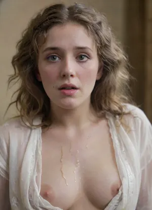 ((vintage photograph)), 1Woman, athletic, toned, petite, (19th century, traditional dress), ((flashing tits)), small breasts exposed, hairy vagina, after sex, with cum on dripping from her mouth, ((Cum details), (Cum covered:1.2), (cum on body:1.3), facial cumshot. Cum on lips, cum in mouth, cum on hair, (cum on face:1.3), ((Clothes and body covered with cum:1.3)), cum, in, her, hair, (cum in hair:1.2), on, clothes, (cum on clothes:1.2)), victorian style, Naughty Postcard, solo, facialized, superfacialized, woman, cum, on, face, <lora:victoriansxl_v1:1.4>, <lora:NaughtyPostcard:2>, <lora:facialized:.9>, <lora:JustCum:1.6>