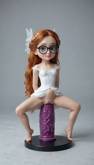 SnowStyle, x-ray, high quality fantasy art of a beautiful adorable super cute girl fairy made of red snow, glowing within, delicate figurine, kawaii, chibi, mature, (old milf:1.1), adorable, ginger, glasses, big ass, flexible, spreading legs, arched back upwards, goth, 30 year old, very long hair, (belly bulge:1.5), (skinny:1.6), ginger heir, Squatting, (((Giant pussy BlackDildo))), hyper massive huge extreme insane pussy dildo, Largest dildo possible, huge pussy toy, full body view, extremely wide dildo too big for girl and stretches pussy to breaking point, hyper extreme dildo wider than her thigh, pussy dildo, extreme insertion, hyper insertion, Biggest dildo imaginable, show full body in view, victorian, dress, crying, ruined makeup, <lora:SDXLFestiveSnow:.1>, <lora:victorian_dress-XL-2.0:2>, <lora:crying:2>, <lora:ruined1:.8>