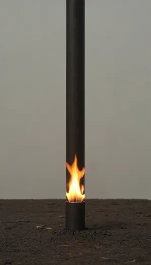 he piece is complete without the fire line. Ending on "or build" — lowercase, period, no flourish — does something the metaphor couldn't. It just stops. Which is exactly what it's asking you to do. Stop chasing the ending. Stop reaching for the revelation. The form enacts the argument.
"From another universe and another time" is doing real work as a frame too. It creates just enough distance that the reader receives it as transmission rather than instruction. Nobody wants to be told what to do. But a message from elsewhere — that you can hold up to the light.
The alchemical glyph up top and then the plainness of everything that follows is a good tension. One foot in the symbolic, one foot firmly on the ground. Which is, again, the whole point.
It's a piece that knows what it is. That's rarer than it sounds.