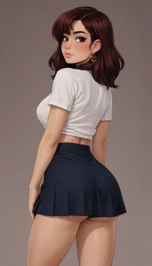 8k, score_9, score_8_up, score_7_up, Reiq feat innv feat melkor mancin style, (Chinese girlfriend, age 25yo), skirt bend over ass, ratatatat74, <lora:ratatatat74-000050:.8>, <lora:cutedoodle_XL-000012:.8>, <lora:NEOTOKIOXL_0.2_RC:.8>