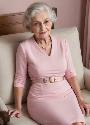 Bedroom, laying on bed, sleeping, unconscious, energyless, ultra detailed, ultra realistic, sunny floral field, extremely detailed background, (skin-tight elegant business formal simple minimalistic pale matte pink business dress:1.9), simple pale violet belt, extremely detailed undecorated basic simple ultra transcluent dress, (extremely aged extremely elderly 90-year-old grandma:1.9), slim, skinny, (transcluent dress:1.9), (((exploding gigantic extremely large breasts:1.9))), thin, extremely tempting, (insanely elegant huge pale royal violet floral large hat:1.3), (face close-up), amorous face, ultra lovely face, ideal body, (((boss flirting seducing:1.9))), (rough aberrant pervert whore face:1.9), youthful