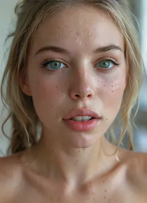 Camera closeup face petite supermodel, looking into eyes, petite, naked, horny face, gorgeous young woman, long blonde hair, green eyes, freckles everywhere, tight and firm, breathtaking 27 years old, very slim, Best quality, realistic, slim waist, nice tits, very youthful tits, very perky tits, small and perky areolas, perky nipples, full medium breasts, ((proudly presenting her beautiful breasts)), Looking at the camera, fresh face, shy look, very petite girl, very detailed, 4ng3l, small breast, very skinny, head-to-toe view, body sheen, glistening skin, perfect skinny body, smooth silky long hair in a high ponytail, perfect face, blue and grey colored mesmerizing eyes, tanned skin, seductive look, face of pleasure, tan skin, no tan lines, (best quality), (highly detailed), (ultra-realistic), running Mascara, freckles, (((gets massive facial, enthusiastically taking a cumshot in her mouth, laughing, one liter of cum in mouth, cum flows from mouth to chin, trying swallow cum, can't handle tons of cum in mouth, Puff out cheeks with cum, gagging, cum dripping out of mouth, cum flowing down whole face))), cum on her face, cum in hair, facial, open mouth, (cum in mouth:1.3), pussy Squirting liquid., (facial expression, begging, orgasmic face, cute looking, rolling eyes), (bukkake, hard penises close around her face, penises spreading cum to face), (expensive black one-piece clothes, Breast is visible through, Pussy visible throgh wet slip, Messy makeup, black eyeliner), She sweats. bukkake, bodyshot, Her, body, and, breasts, covered, huge, load, thick, white, shoots, from, the, penis, lands, her, stomach, The, barely, visible, edge, frame, depth of field, soft front light, front view, outdoors, HDR, (muted colors:1.2), Canon RF 100mm F2.8L Macro IS USM, facialized, superfacialized, woman, cum, on, face, <lora:SDXL_BetterFaces-LoRA_v1:.6>, <lora:MJ52:.8>, <lora:facialized:2>, <lora:JustCum:2>