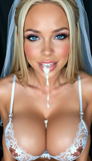 LUXURY WOMAN bimbo MILF covered white thick huge load cum, extra super fake round silicon tits, all body covered thick cum, huge many spit cum, seductive horny nude curvy body, all hair in cum, cum massive cum drip from mouth, extra spit full mouth cum, areolas nipples covered cum, all body covered massive cum load, covered sperm, all ase covered sperm cum, huge cum, tits like a round huge balls, bimbo round boobies, close-up horny mom, cum on areolas, cum on eyes, wedding outfit, bride dress, bride, lace trimmed bra, cum on her hairs, extrem many thuck cum, verry many massive cum, huge cum on tits, cum drip tits, facial cum on face, show her body, cum in mouth, cum on lips, bukkake, ovisibly horny, cum on silicone implants breast implants, enhanced round breasts, pretty female milf onlyfans bitchie model beautiful busty prostitute, bitch face, seductive prostitute, elite curvy escort-woman, close up viev, looking at viewer, huge ass, huge vagina, huge hips, focus only on face and tits, elite escort woman, seductive nude curvy babe, bitch babe, huge cum load on hair and face, huge nipslip, huge torpedo round soft tits, huge many massive giant white cum on tits, facial cum on tits, cum, cum on woman, cum on nipples, yummy giant huge areolas boobs, super extra very giant yummy huge nipples areolas, busty onlyfans busty model gilf 48 y.o., elite hotel badroom background, elite prostitute escort outfit, tall, (sexy seductive vulgar hair), (sexy seductive vulgar hairstyle), look at me, close-up viev, beautiful seductive eyes, sexy lips, smile, busty extra deeper cleavage, enormous huge areolas, seductive smile, beautiful huge soft round massive tits, alluring yet dangerous, dark sapphic glamour, look at my eyes, dramatic night lighting.