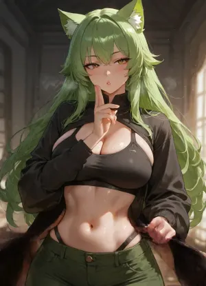 maid cafe, Adult girl wearing a sheer black nightgown, a majestic white maid’s apron, her silhouette, legs slightly apart, torso leaning forward, hands holding a tray of steaming cups, fair skin, rosy cheeks, dark brown eyes, short hair with red highlights. C-cup breasts, slim hips, anime desire, ilustration modern.