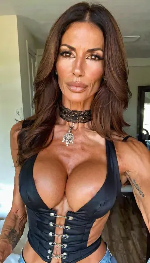 POV lapdance, cloth pirate corset, ((old, 50yo)), handcuffed, choker, tattoos, sexy neck, ((old brown hair mom woman)), (tan skin), (skinny muscle:1.3), (beautiful Mexican instagram model face), (fit body), very beautiful, perfect skinny body, perfect face, looking at the camera, perfect eyes, (skinny fit), pretty, snub-nosed, long hair, 4ng3l, face, bmbplora, <lora:clothed_small:1.8>, <lora:SDXL_BetterFaces-LoRA_v1:.8>, <lora:bimboxl_02:.8>