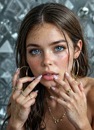 detailed and infocus face, (petite female much younger than 18 years old:1.7), (cum explosion from nose:1.1), (cum explosion:1.2), 18 years old beautiful, (very petite brunette:1.6), (micro body:1.4), very delailed eyes, big expressive eyes, wide open eyes, (slutty face:1.2), eye contact, facing viewer, hdr, blush, wet skin, sweaty, (very slim:1.4), (flat chest:1.4), male pov, blowjob, (deep black cock oral penetration:1.4), (long black hair:1.4), ejaculating, cum, grabing head, big cock, extremely big cock, from above, extremely beautiful, extremely, perfect face, perfect skin, long eyelashes, thick eyelashes, (side view:1.3), shiny pink lip gloss, gold hoop earrings, big lips, looking at viewer, naked, deep blue eyes, (perfect manicured very long polish nails:1.6), (close-up to nails:1), (silver longest necklaces), silver choker, ((((she wear lots of silver and diamonds rings in every finger:1.8)))), skin tight, flirty, dimorphic feminine face, eyeshadow, close up, UHD, 8k wallpaper, (maximum quality:1.5), (ultra high resolution:1.7), (masterpiece:1.2), award winning photo, (huge cum is flowing from lips:1.5), (Extreme:1.5), (insanely detailed:1.9), (realism:1), (realistic:1.7), (hdr:1.4), hyper-detailed realistic body, hyper-detailed realistic face, (warm ambient light:.5), (dark shadows:1.4), hyperrealistic, 8K, BadX, porn photoshoot, detailed skin, on the roof, steam, blushing, DETAILED background, spectacular lighting, (eyes wide open in pleasure:1.48), (pleasing expression:1.44), (shy:1.4), UHD 8K, (full body photograph:1.12), (huge dick), (creamy deep deepthroat:1.12), (extreme oral sex:1.4), (huge massive black dick:1.4), (cum), professional photograph shot on kodak, 35mm photo, sharp focus, high budget, cinemascope, 100 mm lens, 1/250 s, f/2.8, ISO 300, <lora:detailed_notrigger:1>, <lora:LCMTurboMix_Euler_A_fix:1>, <lora:photorealistic_portrait_notrigger:1>, but, <lora:BUT_SDXL_SHS:.8>