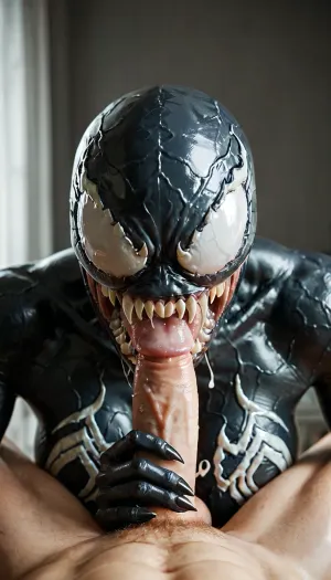 pov blowjob from a very sexy she Venom