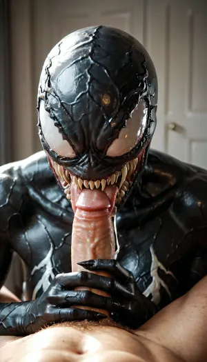pov blowjob from a very sexy she Venom