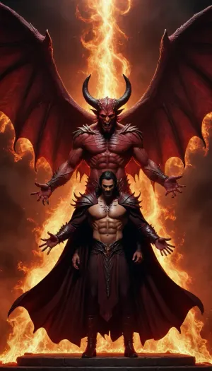 Lucifer, Asmodeus, Satan.