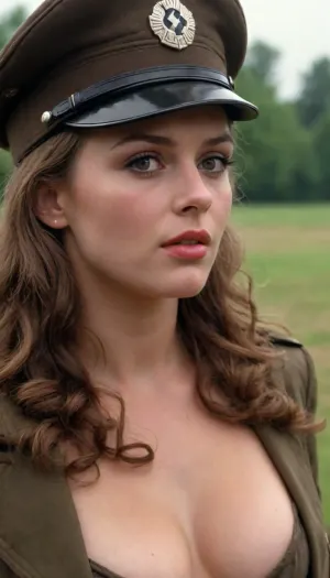 "Oddball"from "Kellys Heroes" movie, fuck german nazist woman. Pleasuere, doggystyle