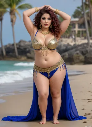 (((8K resolution))), ((people touching detailed)), (((adult bellydancer performing, body full-plump hairstyle, sexbabe ballistic enormous pouring breast, costume, massive matured pussy and glamorous ass, rapper hourglass body, experienced virgin, gangbang interracial bimbo perform reinvent Latina makeup))), ((wetting sea tasting by nudists in breast mouthed a job, wear heel and seductive bikini. The day, lighting HDR+, full body visibly)), (tattoos cover wrought body, detailed), ((public beach in porned sea))