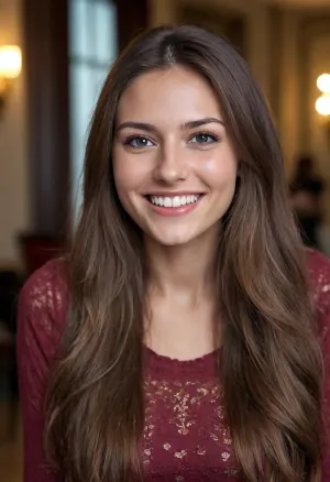 very sexy slim and slender beautiful viennese cutie, long hair, high smile face, <lora:Krapfenwaldbad_r1:1.2>