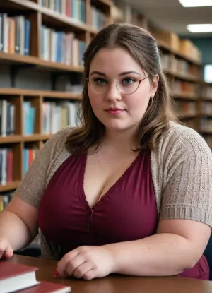 bbw flirting at the library