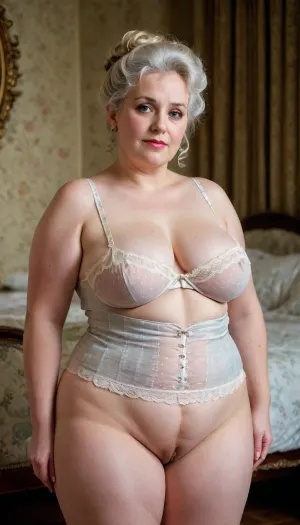 An elderly English aristocrat lady wearing long patterned trousers from the Victorian era an elderly aristocrat lady of the Victorian era in transparent underwear of the 19th century vintage., (((luxurious vagina:1.3))), (excessive pubic hair:1.4), (obese:1.4), Ruffles, bows, garters, lace, frills., ((cameltoe:1.2)), white transparent knee-length knickers with embroidery and ruffles, (((knickers:1.4))), (old woman with fat folds and cellulite:1.1), Big ass Wide hips big thighs.knickers trousers of the Victorian era, (((flatchested:1.4))), High old-fashioned hairstyle, bun and curls. Pince-nez. kooo123, Sundress, With, Bows, and, Ribbons, Sleeveless, Backless, Off, Shoulder, Short, Sleeved, Haltertop, Hair, Checker-print, Frilly, Floral, Print, boobheart, heart, hands, self, grabed, own, breast, microbikini, <lora:Anime_Style_Sundress:.8>, <lora:_sdxl-boobheart:.8>, <lora:microbikini_sdxl_1:.8>