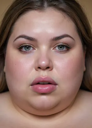 young fat woman with thick, large, round lips, <lora:Chubby BBW - XL:1.9>, <lora:runga_8.1-000002:1.8>