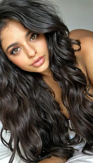 Super realistic, super quality, super detailed. Indian girl, 25 yo, hazel eyes, black wavy hair, sfb, <lora:sfb_v3:2>