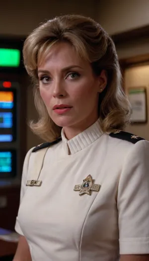 twok, gorgeous MILF, 90s style, wearing a uniform, <lora:n47-twok-v1sdxl:.5>