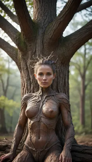 female anthropomorphic tree
