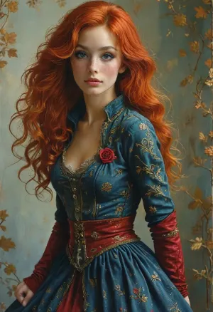 woman, 50 years old, (small body size:1.3), full body, Jean, Delville, style, of, Michael, Cheval, (onoff), (The fabulous plot:1.3), (weapon), (flux-style), <lora:tbh140-sdxl:.6>, <lora:tbh129-sdxl:.8>, <lora:aidmaFluxStyleXL-v0.2:.8>