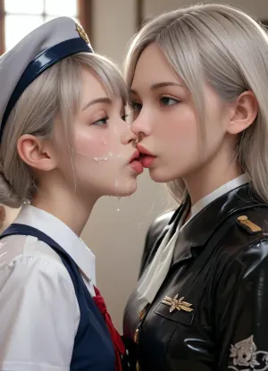 Photorealistic, high-resolution, at the age of 45, Sosuka_Kiti was exposed to everything new, shiny white hair, cute face, hyper-detailed, hyper-realistic, natural petite cutie, latex knee socks, (purses her lips for a kiss:1.4), looks lovingly at the viewer, gorgeous student, (pigtails), skinny body, beautiful toes, anal, gaping anus, cream pie in anal, cum dripping from anus, (slender beauty:1.4), (giant round silicone breasts:1.3), (gigantic tits in latex:1.1), (MA3K:1.6), (latex mask face:1.4), (very tight pink latex hood:1.3), light smooth pigtails, (full red lips:1.1), blue eyes, (latex school uniform:1.8), (latex school uniform:1.3), (narrow waist:1), modern open kitchen, white cabinet, (portrait:1.1), (partial side view:1.2), latex, matte, shiny, inflatable, bukkake, cum, <lora:shinylatex-merged:1.8>, <lora:MS_Real_XL_Bukkake:2>