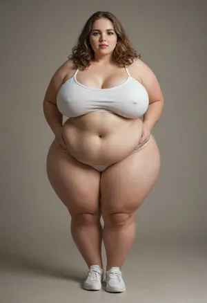 cartoon loony toons image, very tall ssbbw obese pawg