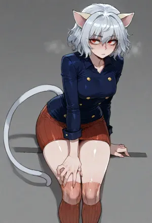 (Ratatatat74), (Neferpitou), solo, <lora:ratatatat74-000050:.8>