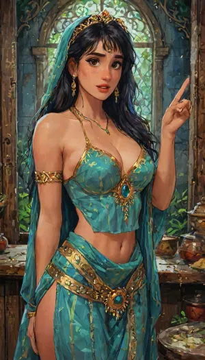 (1woman), indian, punjabi, disha patani, focus on face, beautiful eyes, (mature adult face), a princess queen in an indian sari costume, indian art, She wears a traditional sari with blue and gold stripes, beautiful face, perfect hands, full lips, long black hair, brown eyes, smooth skin, naughty girl, (romantic vibes, intimate moment), indian temples in Background, (horny, hungry expression, freckles, blushing, flushed face, seductive pose, hand up, one of her hand's in her hair), futuristic-fantasy-anime, (ultra, HD, quality, details), (green, eyes), comic, book, dishap, <lora:dishap:2>, Indian, Silk, Lehnga, Sari, 1girl, <lora:Anime_Style_Indian_Dresses_Lehnga__Sari:.8>, uberfit, muscular, athletic, perfect anatomy, best quality, 8k, insane details, intricate details, hyperdetailed, hyper quality, ultra detailed, professional, HDR, ray tracing reflection, cinematic lighting, highlydetailedbody, realisticface, highlydetailedhair, perfectfingers, insanelydetailed, 8K.highdetailedskin, highresolution, (j_cartoon:1.5), Drawing, <lora:samdoesarts1.1-000030:.4>, <lora:J_cartoon:.3>, <lora:Animated_Concept:.4>