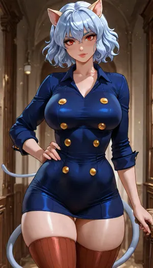 ((dandonfuga art style:1.2)), (Neferpitou), solo, <lora:add-detail-xl:1.2>, <lora:attractive_notrigger:1.2>, <lora:detailed_notrigger:1.2>, <lora:LCMTurboMix_Euler_A_fix:1.2>