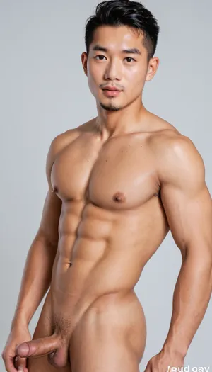 21-year-old Gay Asian, nude