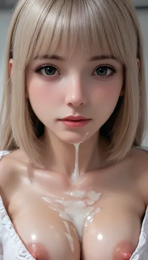 (a lot of cum between 34c tits:1.2), 30 year old woman, (wearing a tight black satin blouse:1.2), amateur style, (extremely detailed CG unity 8k wallpaper), photo of the most beautiful artwork in the world, Intricate, High Detail, Sharp focus, dramatic, ((in the office)), (looking at viewer), (detailed blue eyes:1.2), (sexy pose:1.3), close, up, titjob, cumshot, pale skin, (small aureoles:1), cum on cleavage, cum, full, of, amateur, flash, photo, dark, background, on, face, body, clothes, excessive, covered, in, ejaculation, cupping, hands, cumdrip, after, sex, giant dick, lot of cum, bukkake, covered in cum