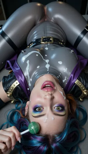 BULOT COLYG, ((chest to the ground, face down, head down, facing down, butt up, hips up, extended legs, dynamic pose wide hips, thick thighs, spread legs)), ((Raven, justice league, gray skin, glistening skin, hd purple shinny eyes and detailed iris, purple cloak, skin tight latex, big eyes, sexy body, slim waist, woman, Embarrassed charming female military officer, (((splashes cumshot by more white sperm dripping masterpiece, 🐶💦💕🪄, An extreme candid macro photograph focusing on the slightly parted lips of a person holding a green lollipop, An close-up beauty portrait of a young woman focusing sharply on her eyes and makeup She has multi-tonal dyed hair blending electric cyan, deep purple, and vivid blue. Her pride makeup features iridescent satin eyeshadow with bright lime-green and aqua shimmer on the inner mobile lids, blended out into a vibrant violet-magenta cut-crease and soft lower-lash smoked liner. Her eyes have bright, detailed hazel-green irises with crisp limbal rings and delicate wispy upper lashes. She wears smooth metallic fuchsia lipstick and subtle cheek highlight. She has delicate hyper-feminine facial features and an elegant neckline.. Clean studio portrait lighting, high micro-contrast, 85mm lens, shallow depth of field with soft dark background.on her face and mouth))), plump lips, open mouth, shows tongue, tongue out, long eyelashes, holds hands uncovered very large bust, ((kneel on plane)), head raised, top view, (((full-length top view))), lush bust, deep cleavage, cleavage, full-length, blue eyes, ginger ponytail hairstyle, ((bikini)), a lot of cum, facial, mouth full of cum, dark background, cum on face, cum on body, cum on clothes, cum swapping, excessive cum, covered in cum, ejaculation, projectile cum, cum on breasts, cum on back, cum on ass, cum on pussy, cum on shoes, cupping hands, cum on hands, cumdrip, after sex, after vaginal, big red lips, keira_knightley_actress lookalike, ahegao, rolling_eyes, rolling_eyes-000014, ahegao face, pleasure, beautiful eyes, bukkake, tits, ＜lora, (bukkakeLora_v10:1), breast, Madison, Beer, tatoos over the body, sweaty body, oiled body, moles over the body and face, breasts, ponytail hairstyle, <lora:shirtliftALORAFor_shirtliftv1:.5>, happy eyes)), ((medium round breast, perky nipples, puffy areolas, erect nipple)), (lots of cum, massive cumshot on her, cum, cum on face, covered in cum), UHD, extra detail, perfect lighting., 4ng3l, face, raven, facialized, superfacialized