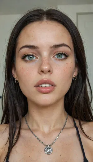 very horny breathtaking 25 year old American Goth girl, totally destroyed vagina, wrecked cunt, 5 cm opening, (wide open gaping vagina:1.2), ((gaping wide)), loose, sloppy, (red and swollen labia, red and swollen clit), (uterine prolapse), (vagina is leaking thick and gooey cum from inside:1.1), rectal prolapse, medium fake breasts out, athletic body, perfect skinny body sharp nose, smooth silky long hair rectangular face, wide mouth, full lips, dark makeup, black hair and pale skin, tattooed, expensive hairstyle, expensive earrings, beautiful necklace, thin eyes, green eyes, pale skin, freckles, big cheekbones, slim, deep dimples, cute chin, kind eyes, white teeth, detailed faces, (clear focus eyes:1), <lora:SDXL_BetterFaces-LoRA_v1:.5>